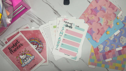 A5 Printed Budget Planner and A5 Divider Tabs