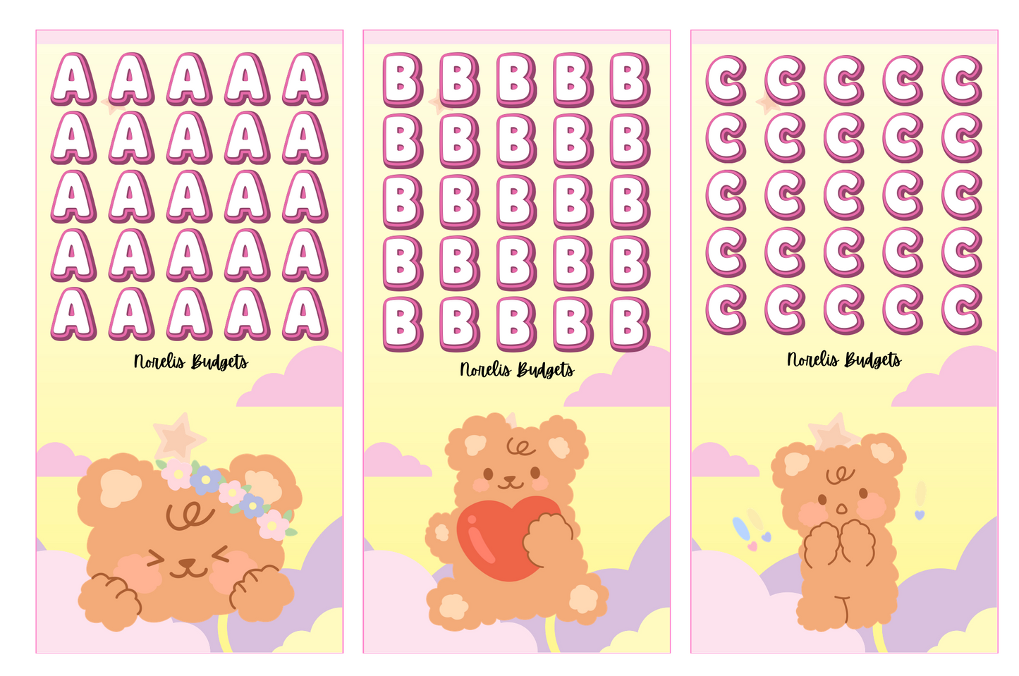 Teddy Bear Bucks- DIGITAL DOWNLOAD