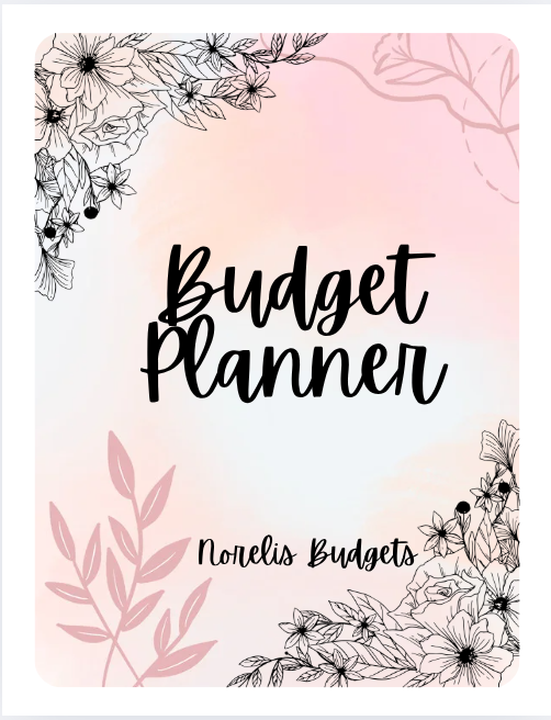 Budget Planner Simple Aesthetic- DIGITAL DOWNLOAD