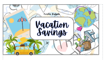 Vacation Savings Book- DIGITAL DOWNLOAD