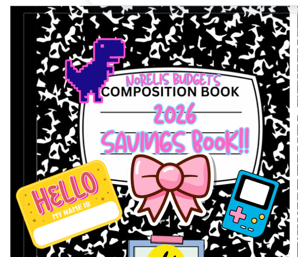 2026 Savings Book - DIGITAL DOWNLOAD