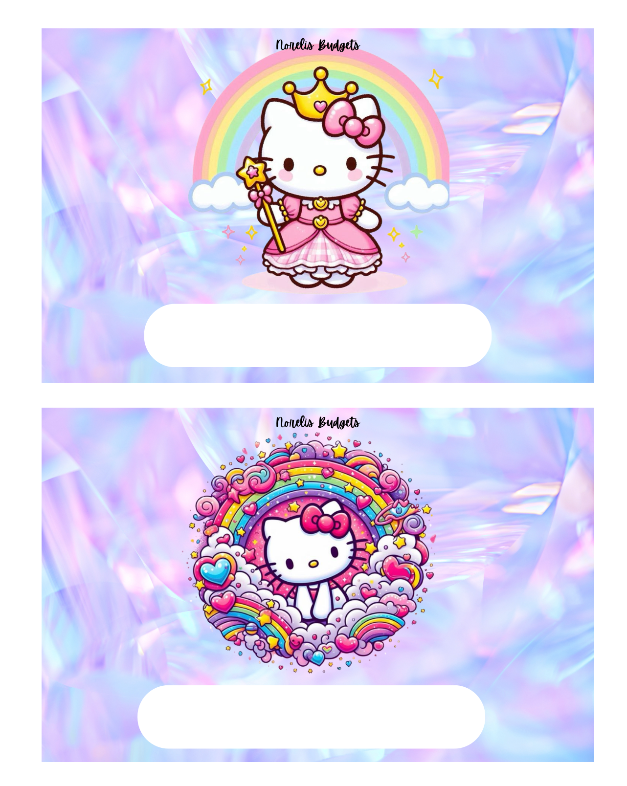 HK A5 Envelope Dashboards Blank- DIGITAL DOWNLOAD